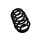 Suspension Spring Set rear coil spring Ø 14 mm EIBACH for e.g. OPEL COMBO