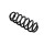 Suspension Spring Set rear axle coil spring Ø 12 mm EIBACH for e.g. VW GOLF