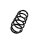 Suspension Spring Set front coil spring Ø 12.2 mm EIBACH for e.g. OPEL ASTRA