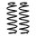 Suspension spring set rear axle Ø 11 mm 319 mm EIBACH for e.g. VW GOLF IV