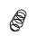 Suspension Spring Set front coil spring Ø 12.5 mm EIBACH for e.g. CITROËN C4