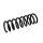 Suspension Spring Set Rear Axle Coil Spring Ø 12,5 mm EIBACH for MAZDA 5