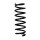 Suspension spring set rear axle Ø 10.8 mm 302 mm EIBACH for SUZUKI IGNIS II