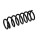 Suspension Spring Set Rear Axle Coil Spring Ø 10.8 mm EIBACH for SUZUKI IGNIS