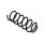 Suspension Spring Set front axle coil spring Ø 11.8 mm EIBACH for e.g. VW GOLF
