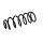 Suspension Spring Set front axle coil spring Ø 11.8 mm EIBACH for e.g. VW GOLF