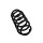 Suspension Spring Set front axle coil spring Ø 14.5 mm EIBACH for e.g. AUDI A6
