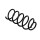 Suspension Spring Set front axle coil spring Ø 12 mm EIBACH for e.g. AUDI A3