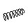 Suspension Spring Set rear axle coil spring Ø 10.2 mm EIBACH for e.g. VW GOLF