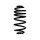Suspension spring set rear axle Ø 14 mm 319 mm EIBACH for e.g. OPEL ASTRA J Cara