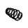 Suspension Spring Set rear axle coil spring Ø 14.2 mm EIBACH for e.g. AUDI A4