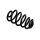 Suspension Spring Set rear axle coil spring Ø 14.2 mm EIBACH for e.g. AUDI A4