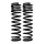 Suspension spring set rear axle Ø 12.8 mm 411 mm EIBACH for e.g. FORD FOCUS I