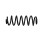 Suspension Spring Set rear coil spring Ø 12.2 mm EIBACH for SEAT TOLEDO