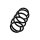 Suspension Spring Set front coil spring Ø 13 mm EIBACH for e.g. OPEL VECTRA