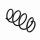 Suspension Spring Set front coil spring Ø 12.8 mm EIBACH for MB GLA-CLASS