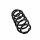 Suspension Spring Set front coil spring Ø 14.5 mm EIBACH for e.g. VW PASSAT