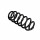 Suspension Spring Set front axle coil spring Ø 15 mm EIBACH for e.g. VW PASSAT