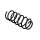 Suspension Spring Set front axle coil spring Ø 12 mm EIBACH for e.g. VW JETTA