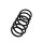 Suspension Spring Set front coil spring Ø 12.5 mm EIBACH for CHEVROLET AVEO
