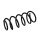 Suspension Spring Set front coil spring Ø 12.5 mm EIBACH for CHEVROLET AVEO