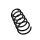 Suspension Spring Set front coil spring Ø 12.5 mm EIBACH for CHEVROLET AVEO