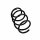 Suspension Spring Set front coil spring Ø 13.5 mm EIBACH for MB GLA-CLASS