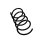 Suspension Spring Set front coil spring Ø 13.5 mm EIBACH for e.g. MB C-CLASS