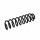 Suspension Spring Set rear coil spring Ø 9.8 mm EIBACH for SEAT CORDOBA