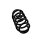 Suspension Spring Set front axle coil spring Ø 15 mm EIBACH for e.g. AUDI A4
