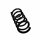 Suspension Spring Set front coil spring Ø 14.8 mm EIBACH for LANCIA THESIS