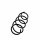 Suspension Spring Set front coil spring Ø 11.2 mm EIBACH for e.g. MB C-CLASS