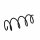 Suspension Spring Set front coil spring Ø 11.2 mm EIBACH for e.g. MB C-CLASS