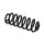 Suspension Spring Set Rear Axle Coil Spring Ø 13.2 mm EIBACH for BMW 5 Series