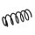 Suspension Spring Set front Ø 12.5 mm EIBACH for e.g. CHEVROLET AVEO