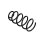 Suspension Spring Set rear coil spring Ø 10.5 mm EIBACH for FIAT GRANDE