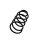 Suspension Spring Set rear coil spring Ø 10.5 mm EIBACH for FIAT GRANDE