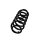 Suspension Spring Set Front Axle Coil Spring Ø 15 mm EIBACH for AUDI A8