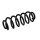 Suspension Spring Set Front Axle Coil Spring Ø 15 mm EIBACH for AUDI A8