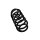 Suspension Spring Set Front Axle Coil Spring Ø 15 mm EIBACH for AUDI A8