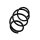 Suspension Spring Set front coil spring Ø 13.2 mm EIBACH for MB GLA-CLASS