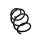 Suspension Spring Set front coil spring Ø 13.2 mm EIBACH for MB GLA-CLASS