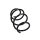 Suspension Spring Set front coil spring Ø 13.2 mm EIBACH for MB GLA-CLASS