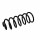 Suspension Spring Set front axle coil spring Ø 13 mm EIBACH for e.g. VW GOLF