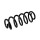 Suspension Spring Set front axle coil spring Ø 14.2 mm EIBACH for e.g. AUDI A6