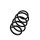 Suspension Spring Set front coil spring Ø 13.2 mm EIBACH for e.g. VW TIGUAN