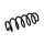 Suspension Spring Set front axle coil spring Ø 13.5 mm EIBACH for e.g. AUDI A6