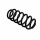Suspension Spring Set Front Axle Coil Spring Ø 15.2 mm EIBACH for SKODA SUPERB