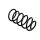 Suspension Spring Set front coil spring Ø 12 mm EIBACH for e.g. SEAT TOLEDO