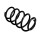 Suspension Spring Set front coil spring Ø 16 mm EIBACH for e.g. SEAT ALHAMBRA